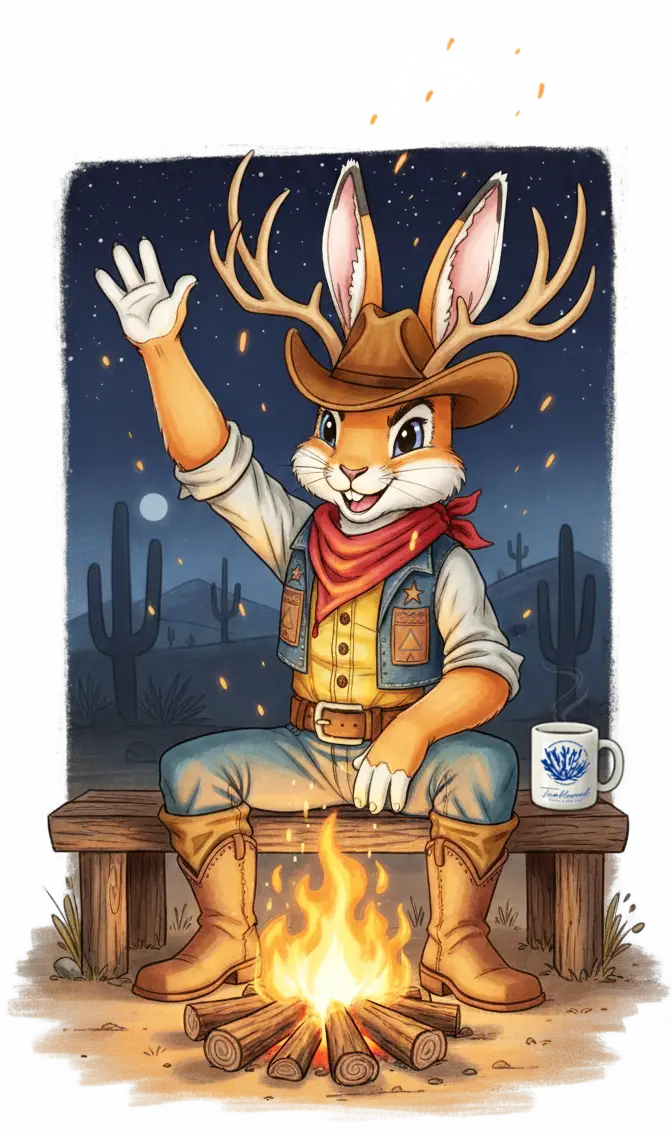 Tumbleweed Bill saying hello